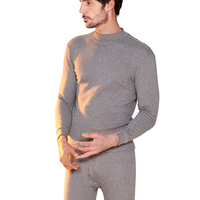 YOUR SUN 宜而爽 男士保暖内衣套装 G26/07N 麻灰 XL