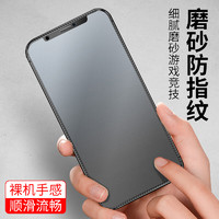 DINEINLY 电引力 防窥钢化膜全屏磨砂 iphone11