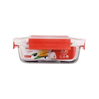 ASD 爱仕达 久扣系列 RXB64W1WG 保鲜盒 640ml 红色