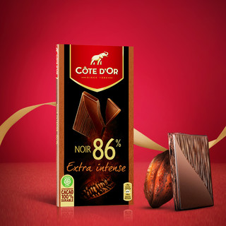 COTE D'OR 克特多金象 86%可可黑巧克力 100g*2盒