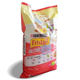 Friskies 喜跃 鸡肉鱼肉牛奶菠菜味幼猫猫粮 10kg