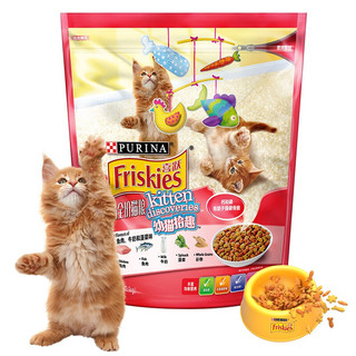 Friskies 喜跃 鸡肉鱼肉牛奶菠菜味幼猫猫粮