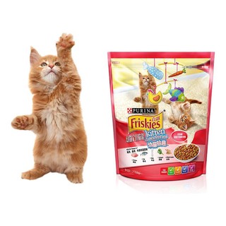 Friskies 喜跃 鸡肉鱼肉牛奶菠菜味幼猫猫粮 1.2kg