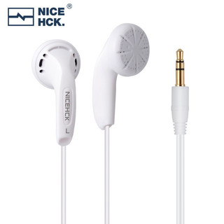 NICEHCK MX500 无麦版 平头塞有线动圈耳机 白色 3.5mm