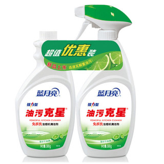蓝月亮 强力型油污克星 500g+500g替换装 青柠香