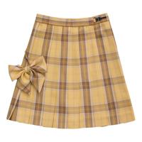 风与熏JK制服馆 葵葵子 JK制服 女士格裙 黄色 42cm M