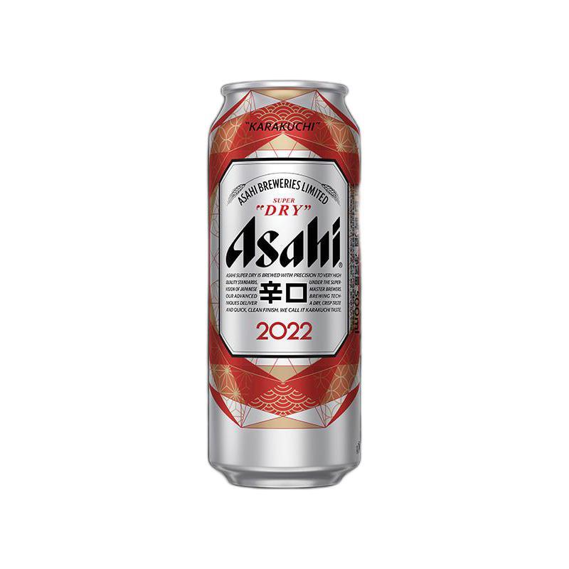 Asahi 朝日啤酒 2022新年纪念版 辛口啤酒 500ml*18罐