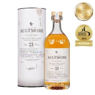 AULTMORE 欧摩 21年 单一麦芽苏格兰威士忌 700ml