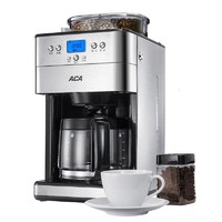 ACA 北美电器 [新品]ACA/北美电器 AC-M18A 咖啡机全自动美式磨豆家用办公咖啡机
