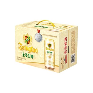 TSINGTAO 青岛啤酒 全麦白啤 500ml*12听*2箱