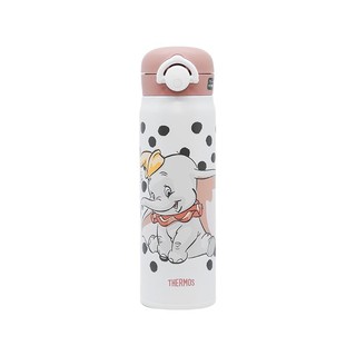 THERMOS 膳魔师 迪士尼联名 JNR-502-DBWHP 小飞象 保温杯 500ml 粉白