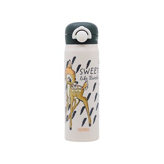 THERMOS 膳魔师 迪士尼联名 JNR-502-BBOWB 小鹿 保温杯 500ml 黑白