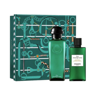 HERMÈS 爱马仕 香水礼盒 (橘绿之泉中性古龙水EDC100ml+沐浴露80ml)