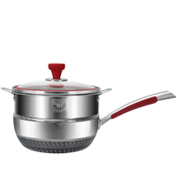 KENGQ 铿锵 CSDS18A1 雪平锅(18cm、316不锈钢、带蒸格)