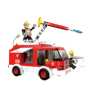 AULDEY 奥迪双钻 城市系列 HA385504 救火消防车出动