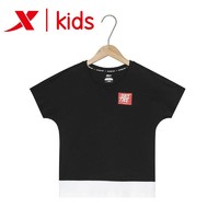 XTEP 特步 男童短袖针织衫