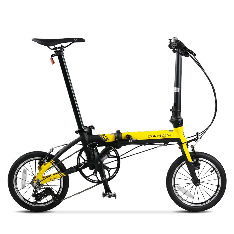 DAHON 大行 K3 折叠自行车 KAA433 黑黄色 14英寸