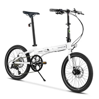 DAHON 大行 D8 折叠自行车 KBA083 白色 8速 20英寸 标准款