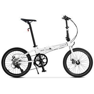 DAHON 大行 D8 折叠自行车 KBA083 白色 8速 20英寸 标准款