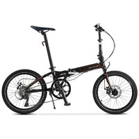 DAHON 大行 D8 折叠自行车 KBA083 黑色 8速 20英寸 标准款