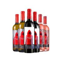 TORRE ORIA 葡萄酒组合装 6瓶*750ml套组（小红帽干白葡萄酒+小红帽干红葡萄酒+小红帽桃红葡萄酒）