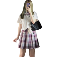 呱の制服馆 机械梦境 JK制服 女士格裙 紫色