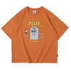 TYAKASHA 塔卡沙 FELIX联名 男女款短袖T恤 T21CSFL021 橘色 S
