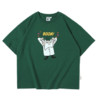 TYAKASHA 塔卡沙 FELIX联名 男女款短袖T恤 T21CSFL021 墨绿色 S