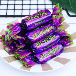 VAKADA 国产网红紫皮夹心糖 500g紫皮糖(巧克力夹心酥脆)