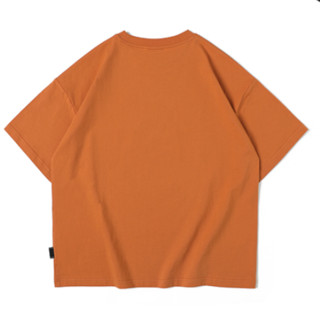 TYAKASHA 塔卡沙 FELIX联名 男女款短袖T恤 T21CSFL021 橘红色 S