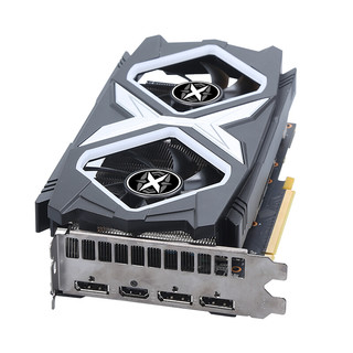 GAINWARD 耕升 GeForce RTX 2060 炫光 OC 显卡 6GB 黑白色