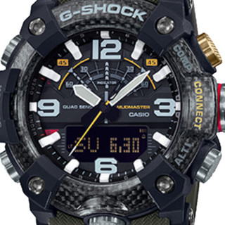 CASIO 卡西欧 G-SHOCK陆地系列 53.1毫米石英腕表 GG-B100-1A3