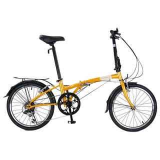 DAHON 大行 D6 折叠自行车 HAT060 橙色 6速 20英寸