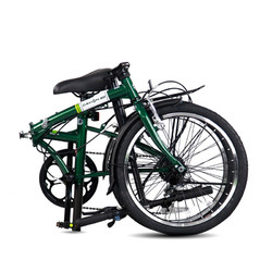 DAHON 大行 D6 折叠自行车 HAT060 绿色 6速 20英寸