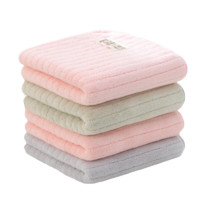 Miiow 猫人 MR-M065 毛巾 4条 34*74cm 粉色*2+绿色+灰色