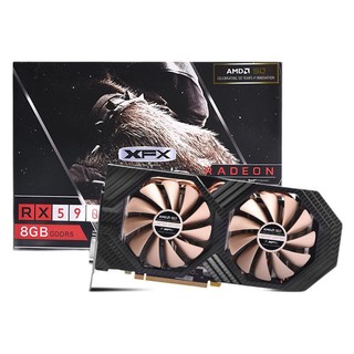 XFX 讯景 RX 590 8G AMD 50周年纪念版 显卡 8GB 黑色