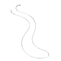 ZHOU LIU FU 周六福 KG053186 简约18K白金项链 42cm