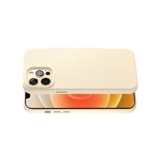 ZACK 扎克 iPhone 12 Pro Max 磁吸皮革手机壳 淡黄