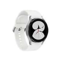 SAMSUNG 三星 Galaxy Watch4 智能手表 40mm 白色铝合金表壳 雪川银硅胶表带