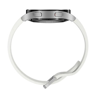 SAMSUNG 三星 Galaxy Watch4 智能手表 40mm 白色铝合金表壳 雪川银硅胶表带（GPS、血氧、心率）