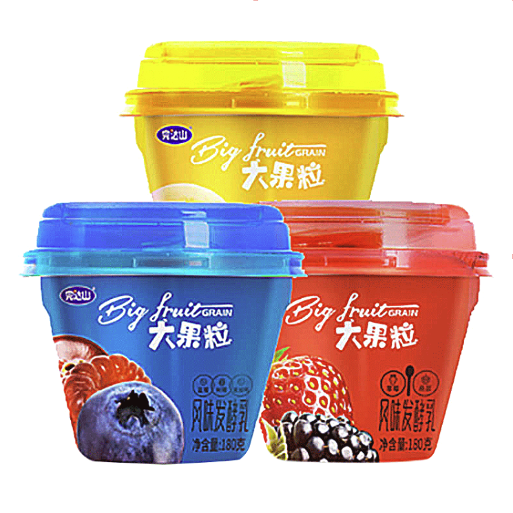 酸奶】完达山 大果粒 风味发酵乳组合装 混合口味 180g*6盒怎么样_好