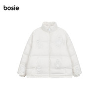 bosie Blue2021冬季新款透明纱短款羽绒服外套潮