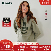 Roots roots加拿大2021秋冬新款女士LAUREL男友风卫衣印花休闲38040667