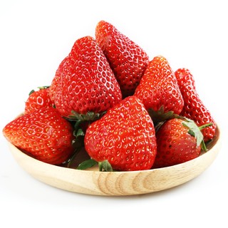 NONGJIAXINYU 农家新语 丹东99红颜奶油草莓 净含量1.5kg