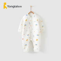 Tongtai 童泰 Tong Tai 童泰 秋冬3-18个月婴儿连身衣男女宝宝保暖内衣对开哈衣爬服