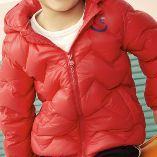MarColor 马卡乐 童趣系列 500321209202-0007 儿童羽绒服 亮红 90cm