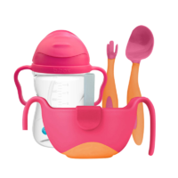 b.box 澳洲bbox三合一辅食碗婴儿吸管碗宝宝零食碗儿童餐具训练学习吃饭