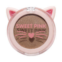 SWEET PINK 粉色安琪 流光单色眼影(浓情咖啡)2.4G闪粉珠光防水哑光大地色品牌网红款初学者