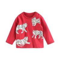 marc & janie 马克珍妮 TT213713 男童长袖T恤 老虎散步 4T