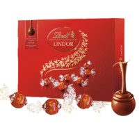 Lindt 瑞士莲 软心牛奶巧克力 14粒 168g*2盒 礼盒装